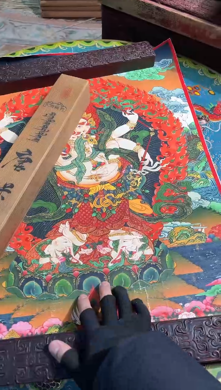 卷轴画天天的唐卡tk160