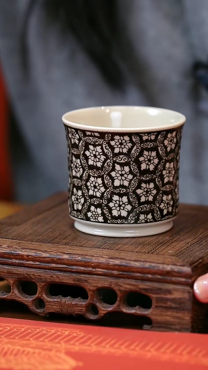 【闪购商品】骨瓷杯子景德镇手工手绘