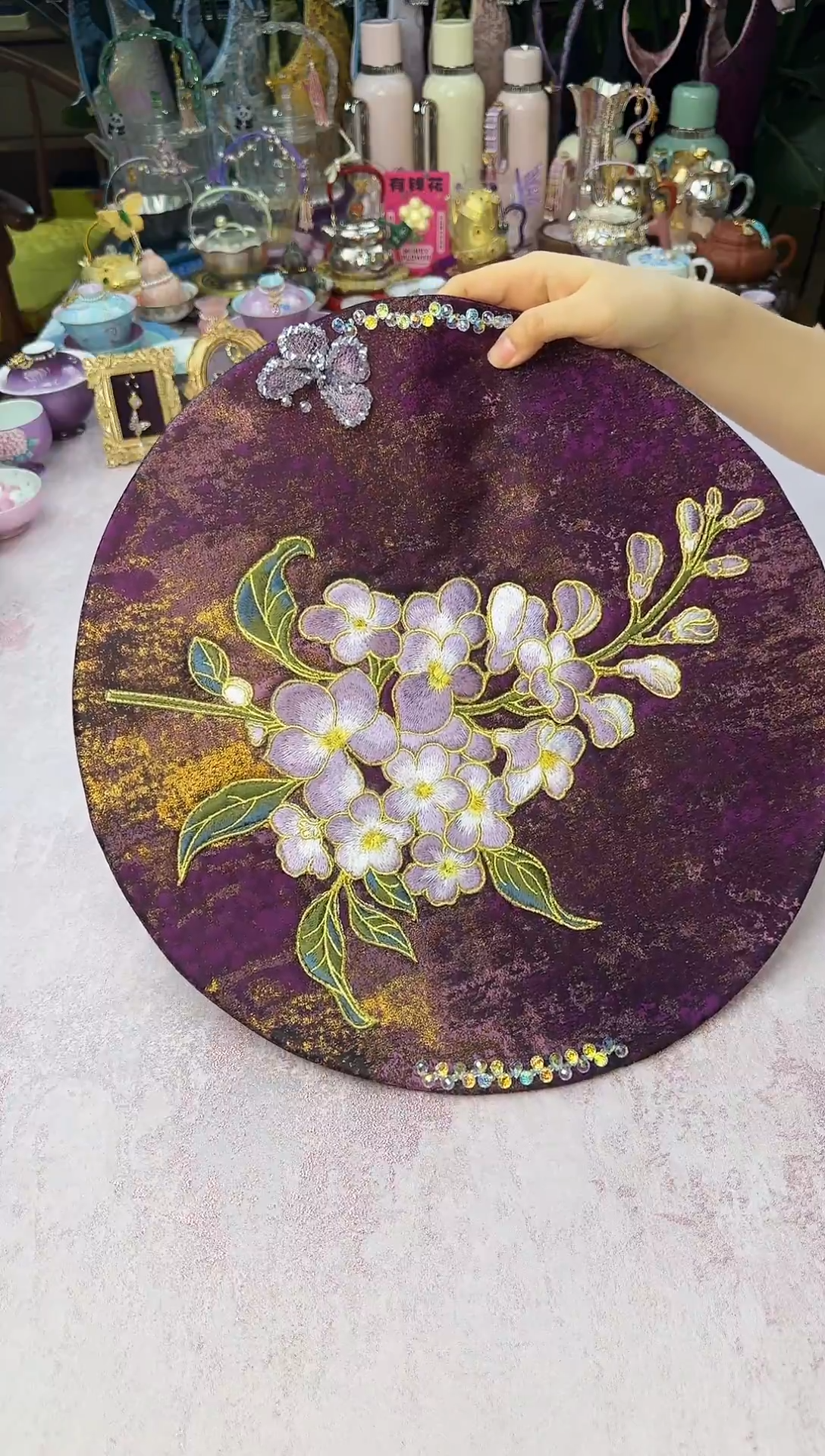 114 紫色鸢尾茶席