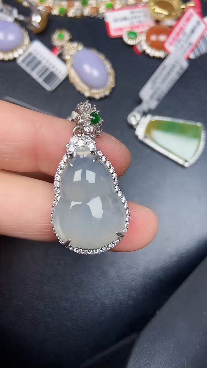 银S925镶嵌戒指翡翠3300