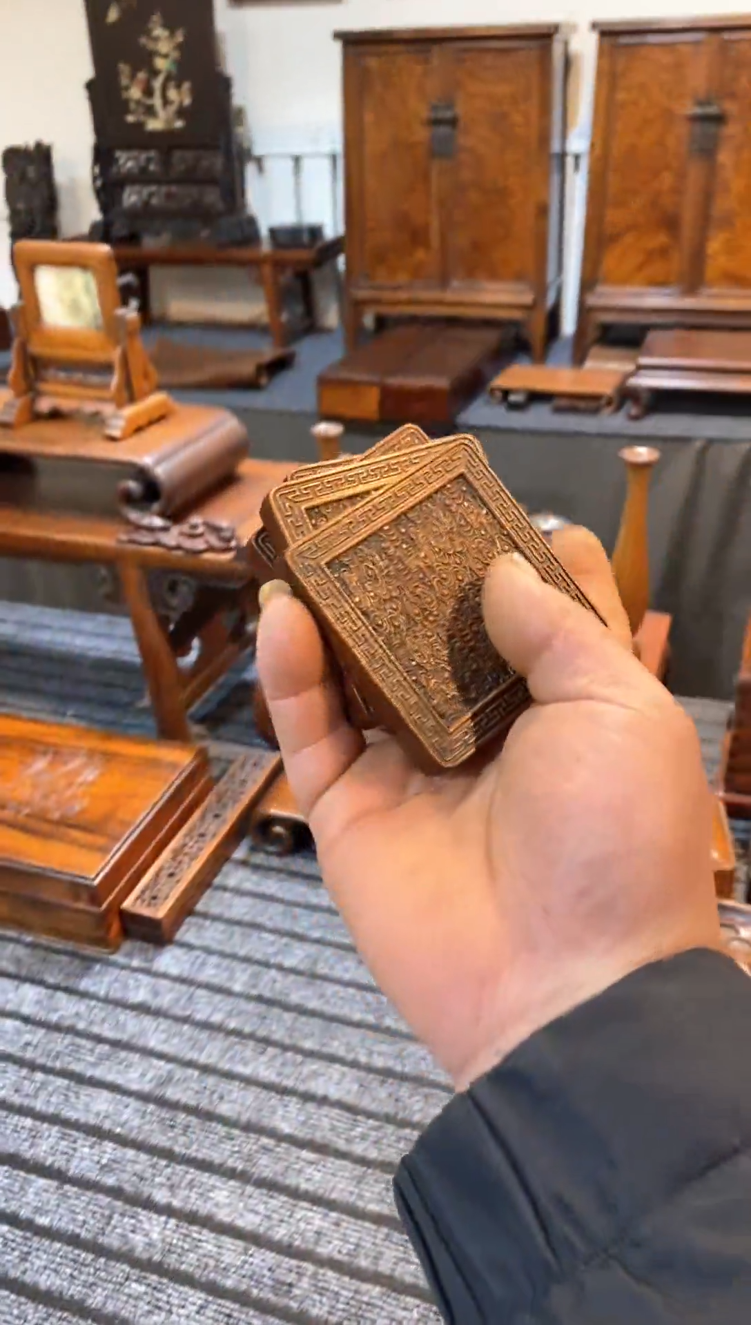 【闪购商品】贡木木雕明清木器文房雅玩