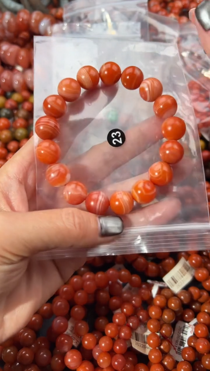 未镶嵌手串南红玛瑙12+