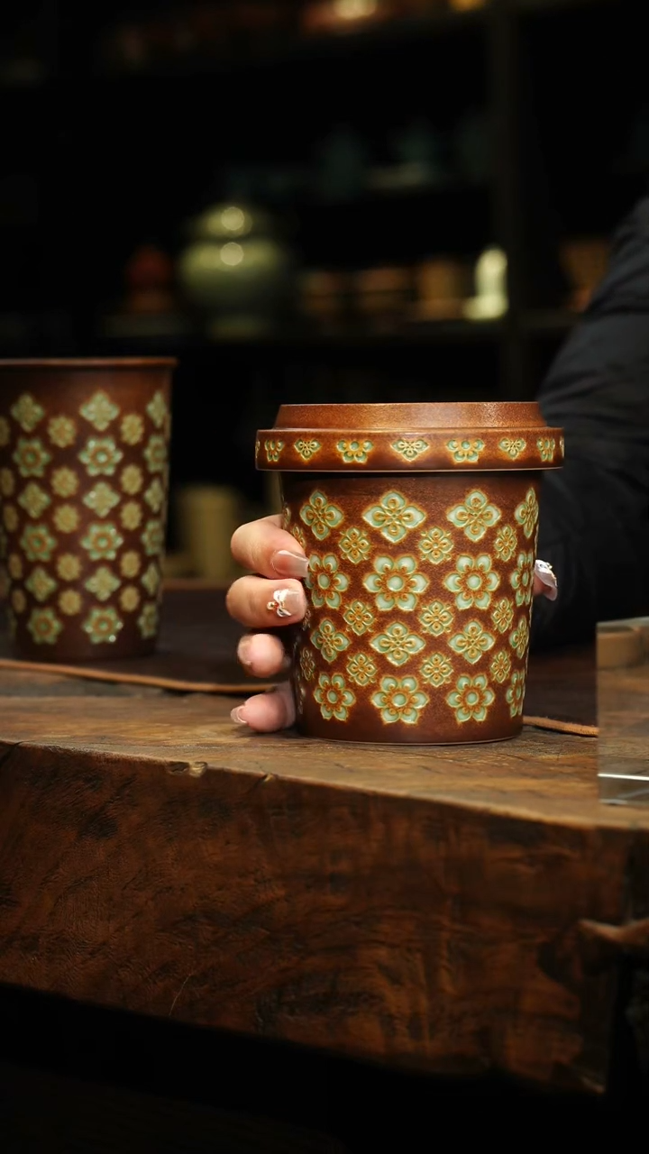 【闪购商品】瓷片李斌 宝相系列 奶茶杯