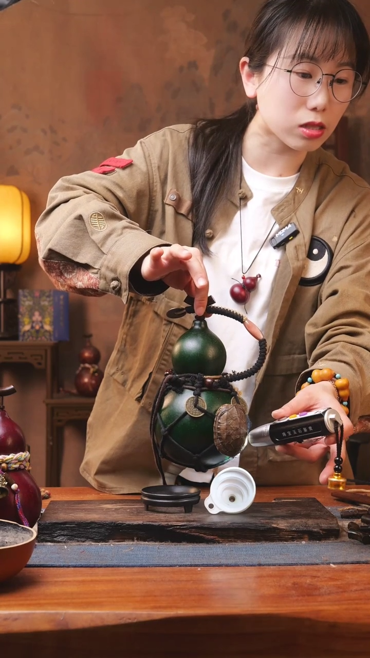 【闪购商品】117号精品大漆葫芦防腐防渗装水茶酒