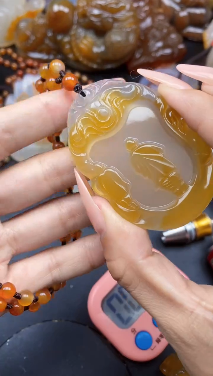 玛瑙/玉髓未镶嵌颈饰ll