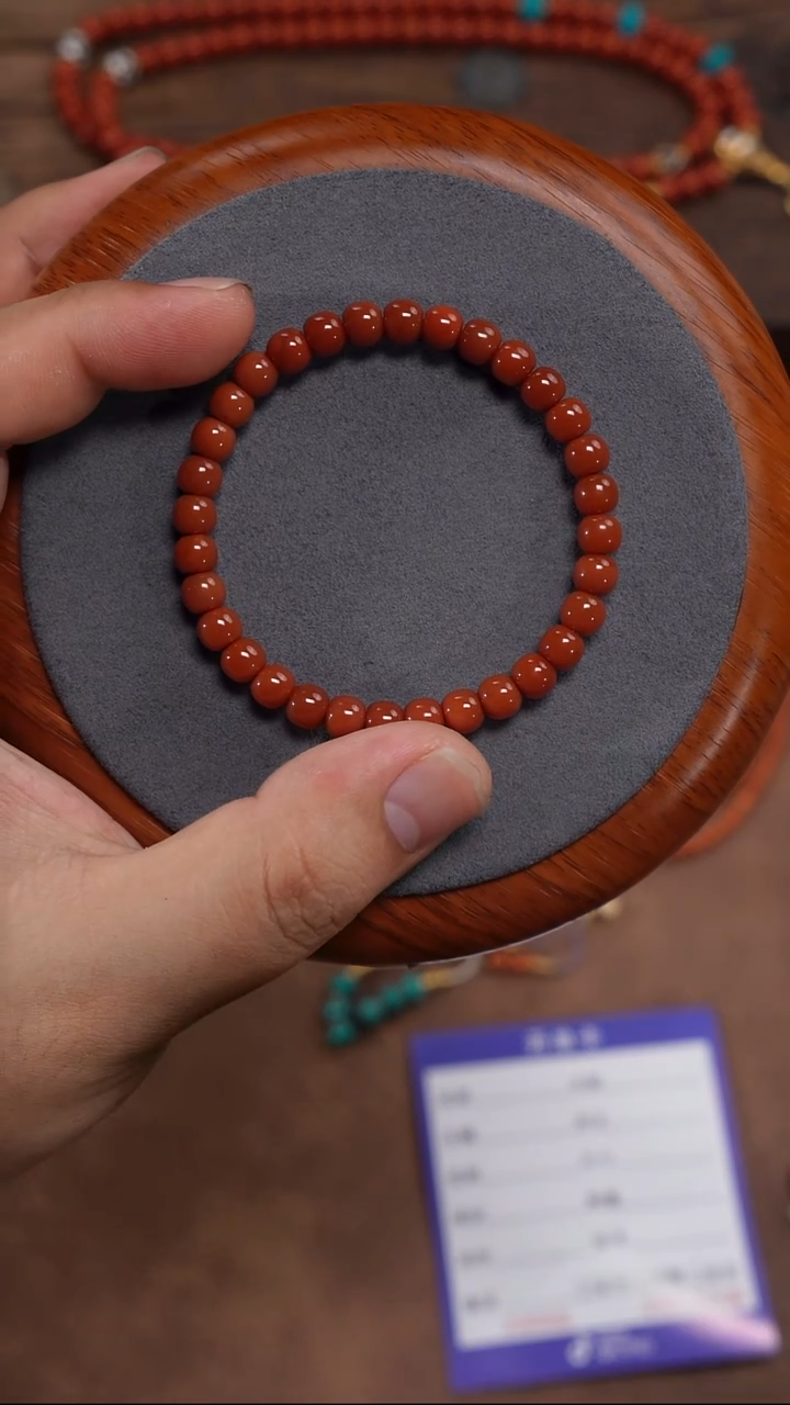 南红玛瑙手串未镶嵌南红手串