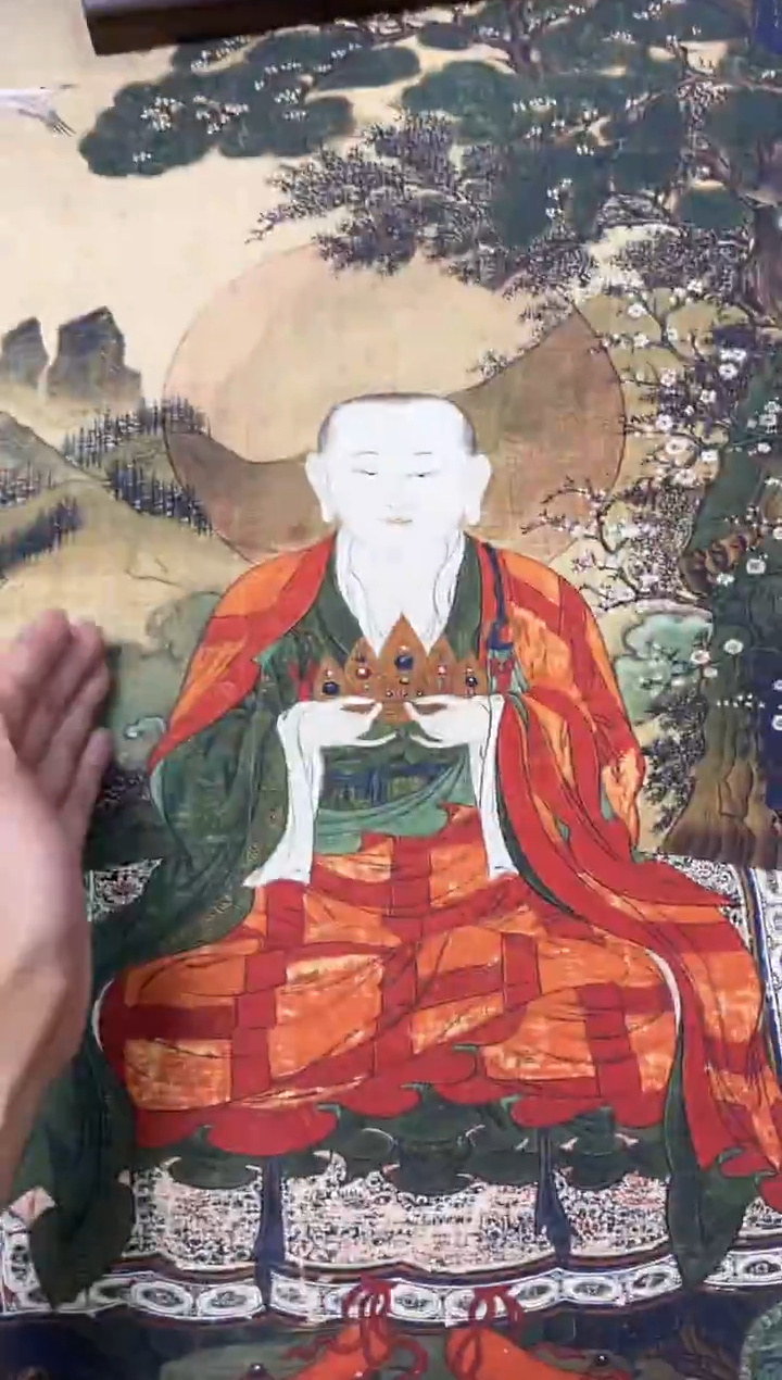 卷轴画老三的唐卡tk16