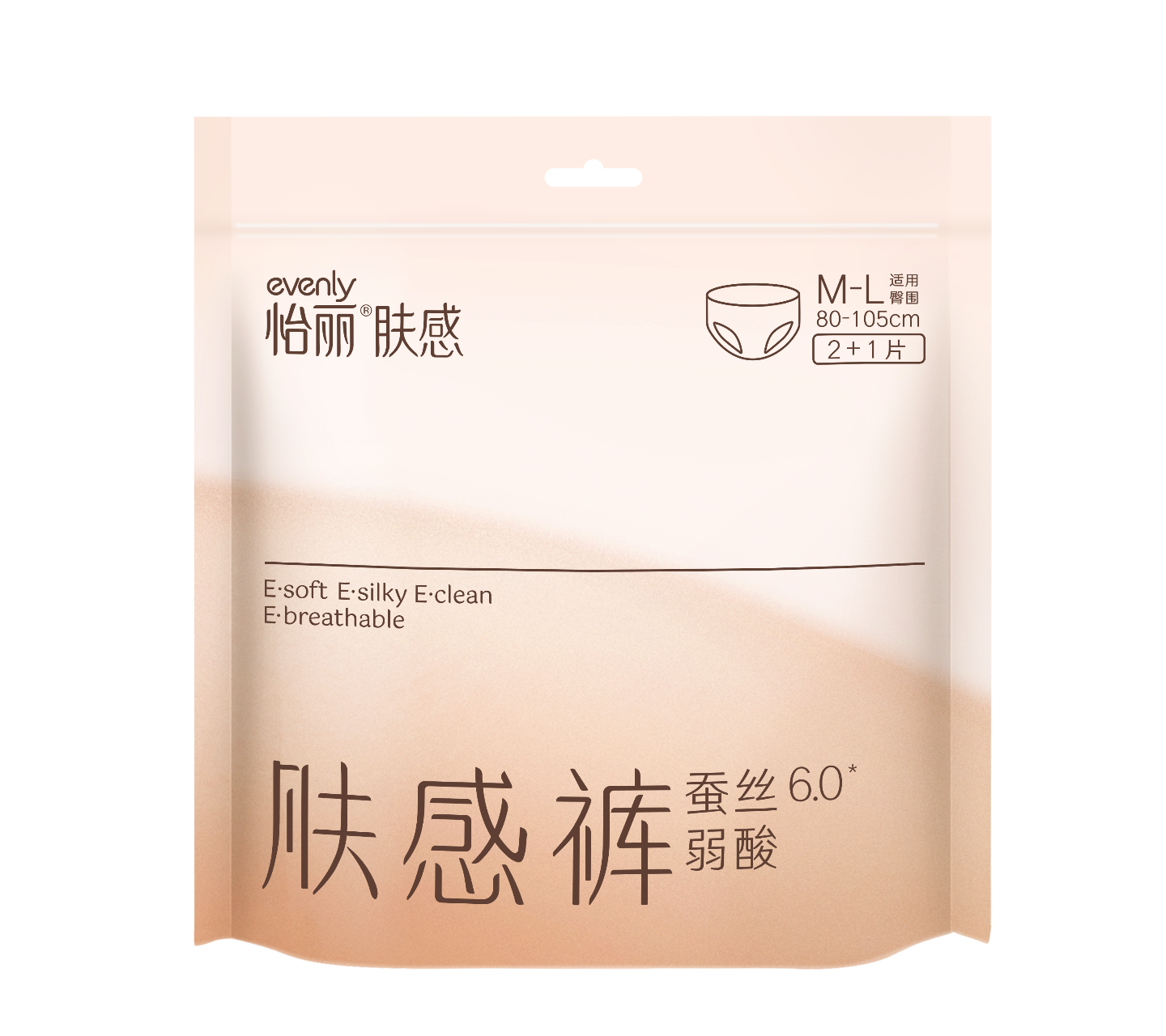 怡丽蚕丝肤感裤2+1片装1包