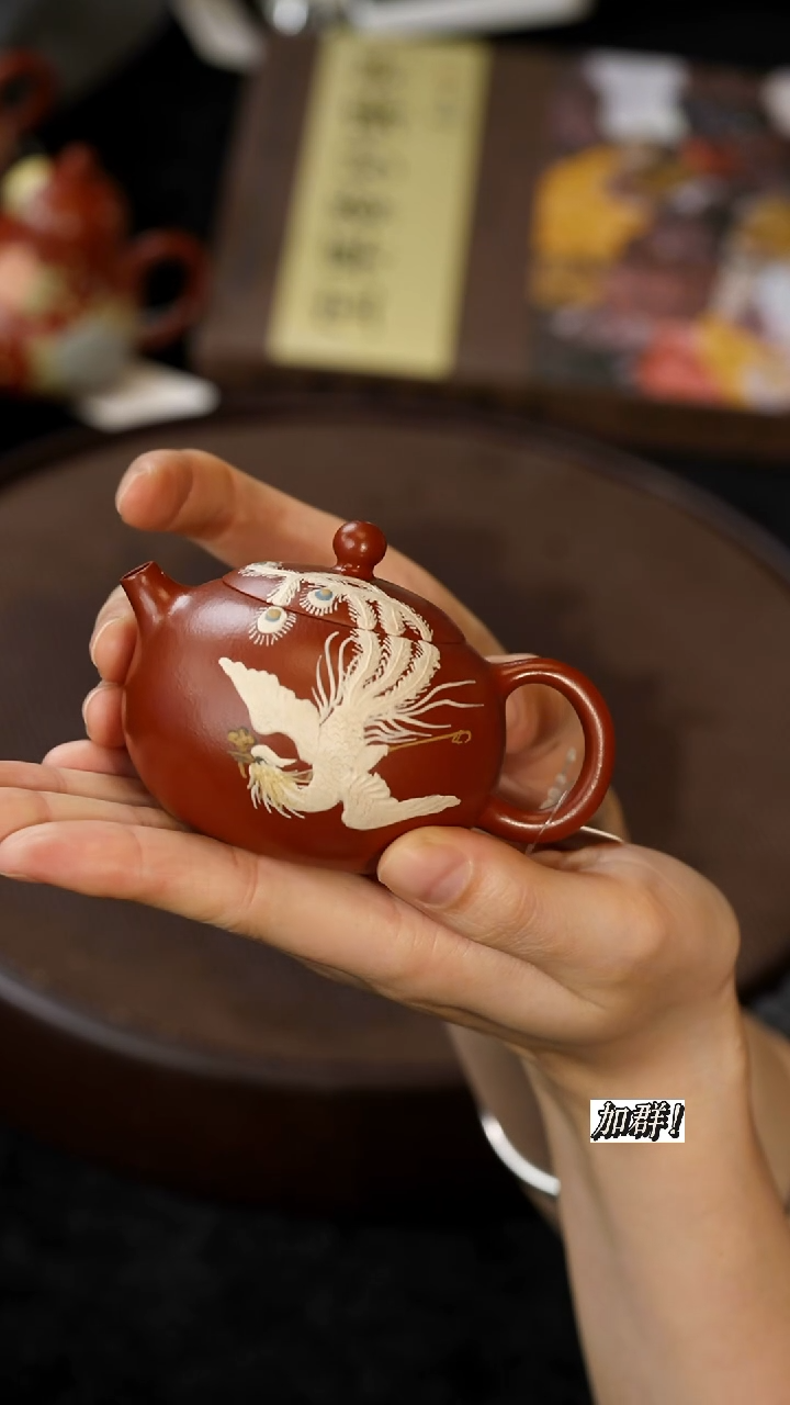 茶壶紫砂JS721050朱泥西施120c