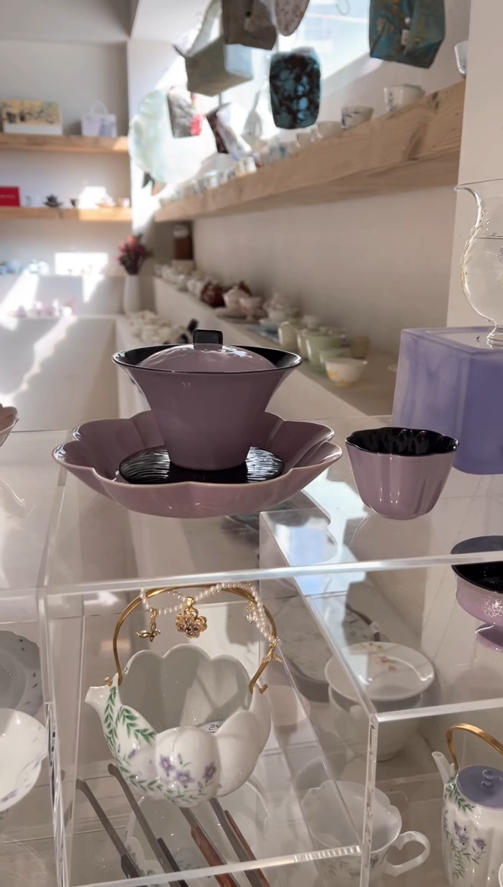 【闪购商品】紫气东来 盖碗+杯+壶承 