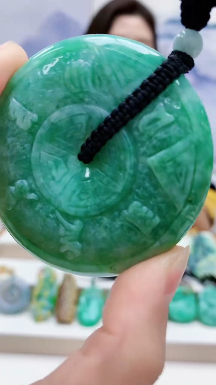 未镶嵌定制翡翠4829lr-毛货挂件41