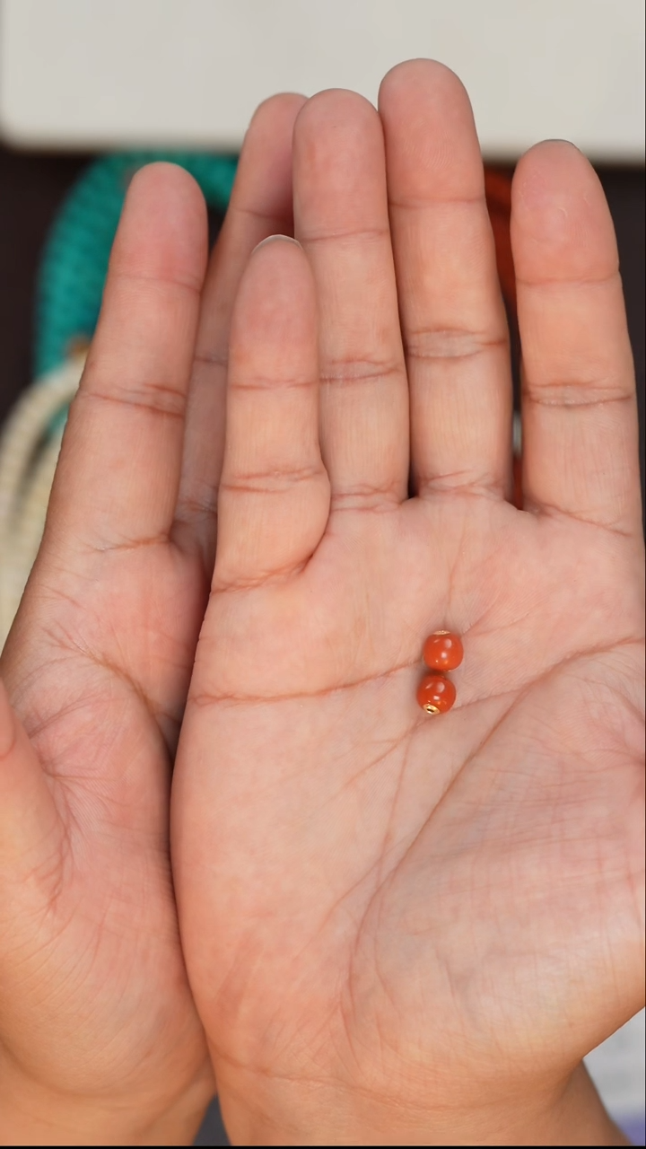 【闪购商品】南红玛瑙手串未镶嵌南红配饰2个