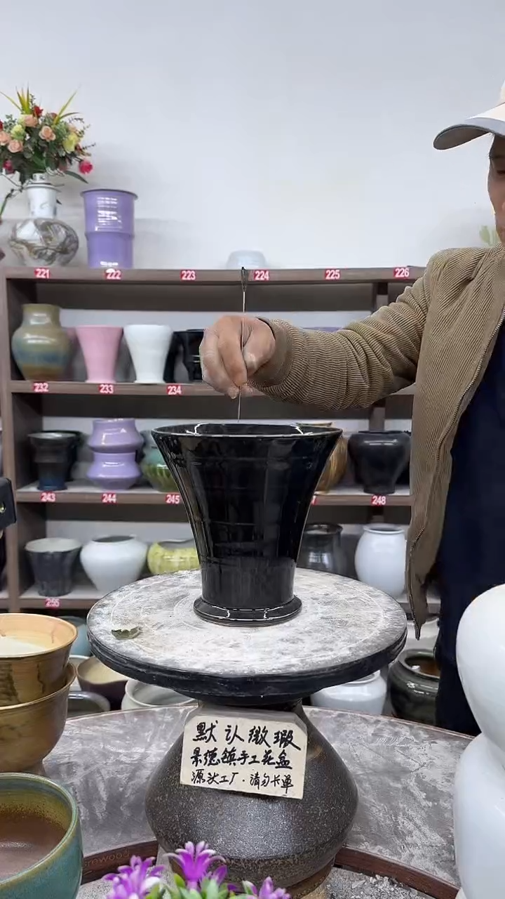 12-3-高18口17瑕-花盆