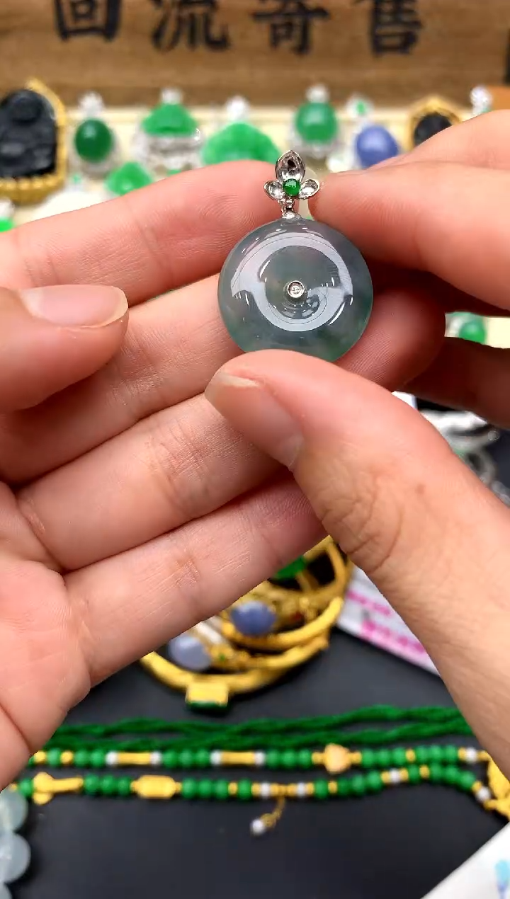 【闪购商品】翡翠颈饰18K金镶嵌314-中国好珍宝