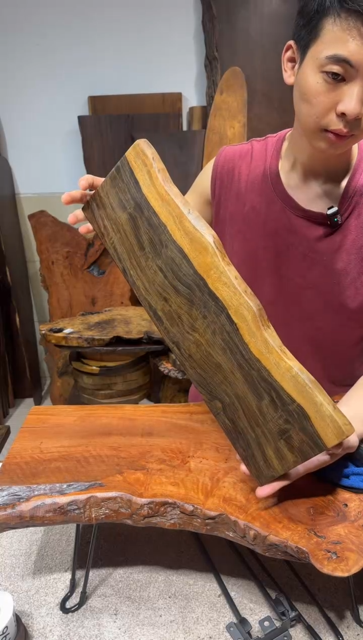 风车木（黑檀木）尺寸50*14*2.3编号173