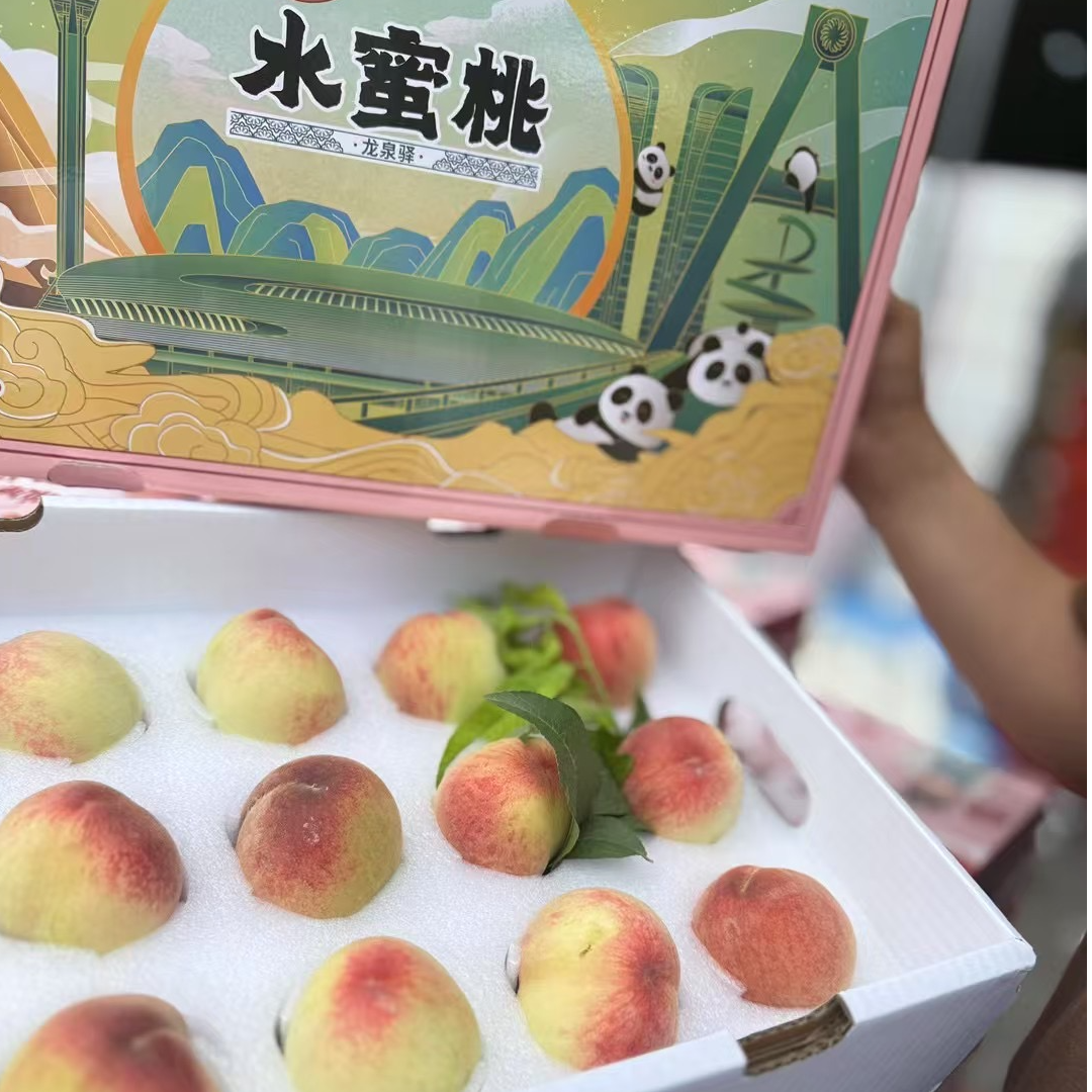 【双福翠宝宝】成都龙泉驿水蜜桃 小白凤 桃香十足 只发川渝