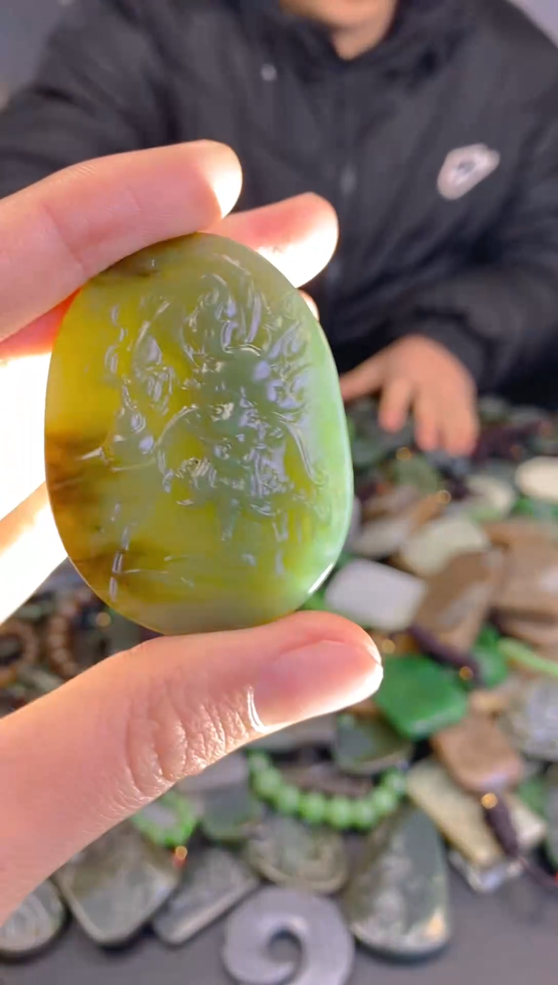 未镶嵌和田玉珠宝半成品1