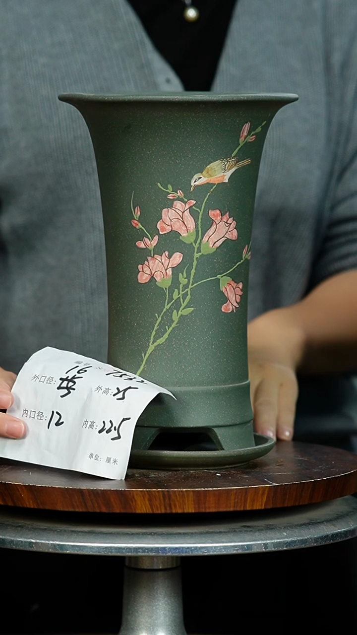 紫砂花盆7532+Z紫砂花盆紫砂&