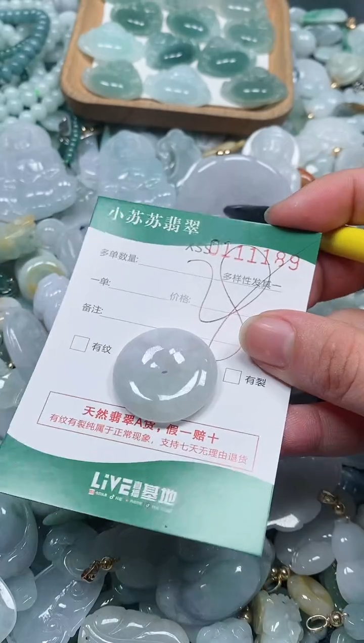 【闪购商品】翡翠颈饰未镶嵌闪购商品0111189