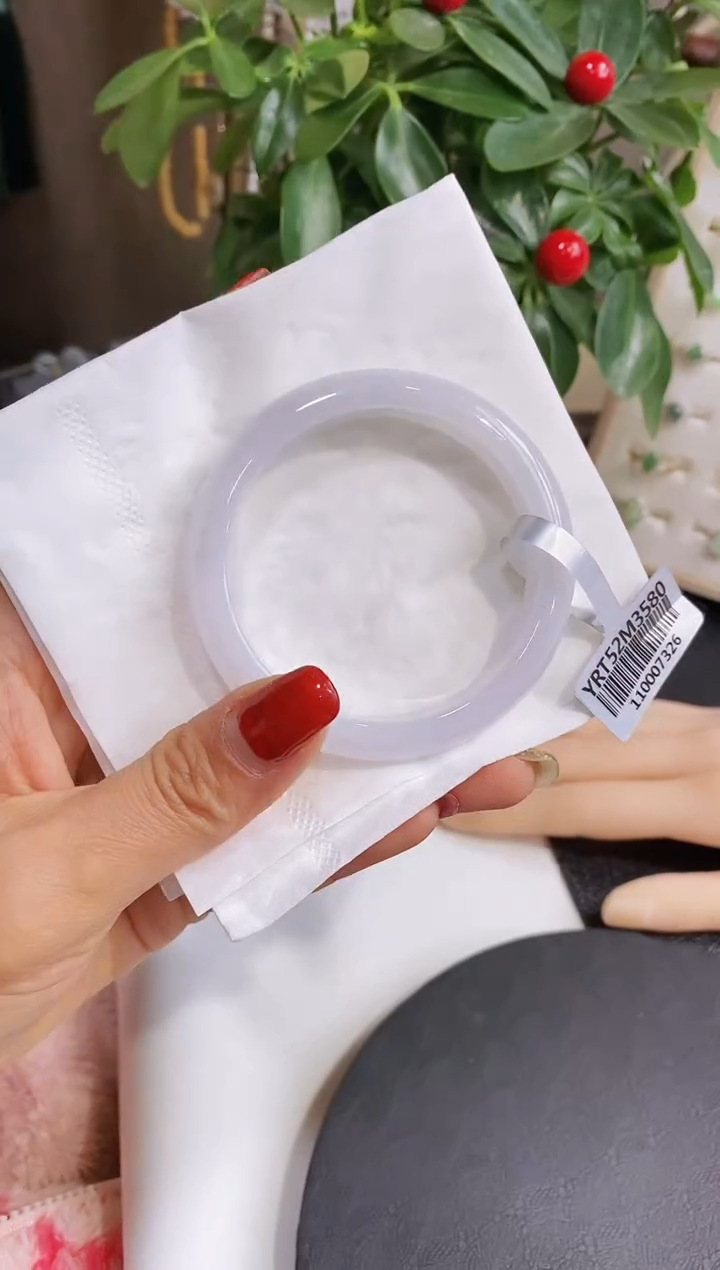 【闪购商品】翡翠手镯未镶嵌106粉调5254/12.0*7.6