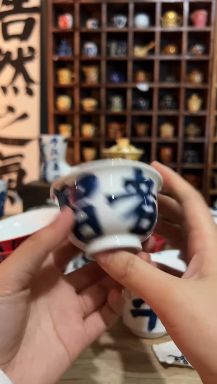 【闪购商品】观云听雨原创手绘茶具