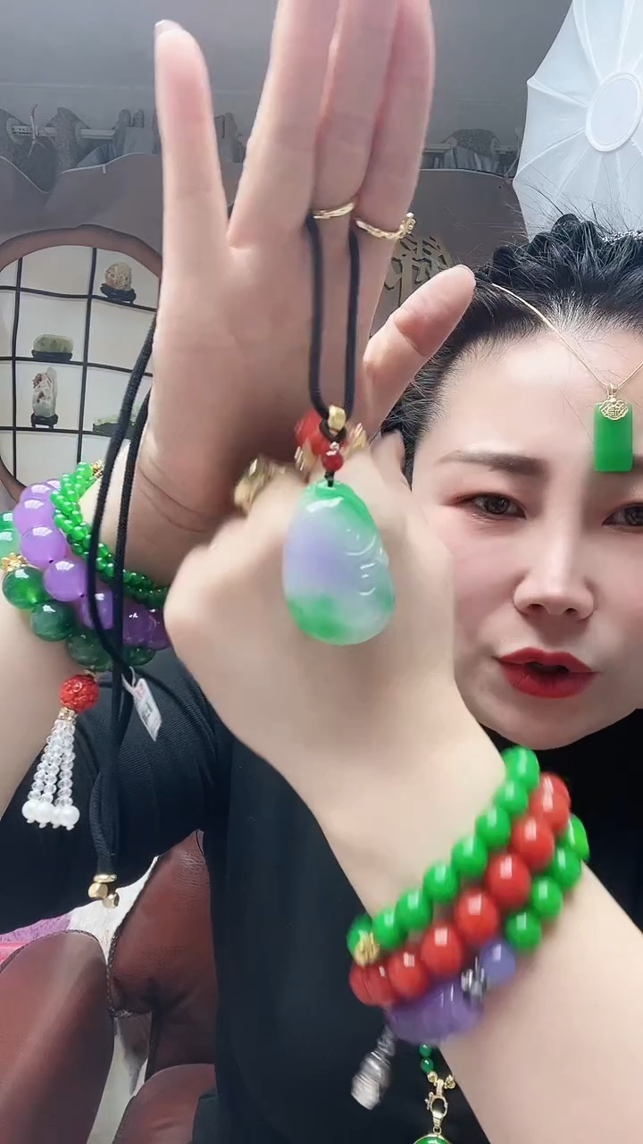 【闪购商品】翡翠颈饰14K金镶嵌X73号