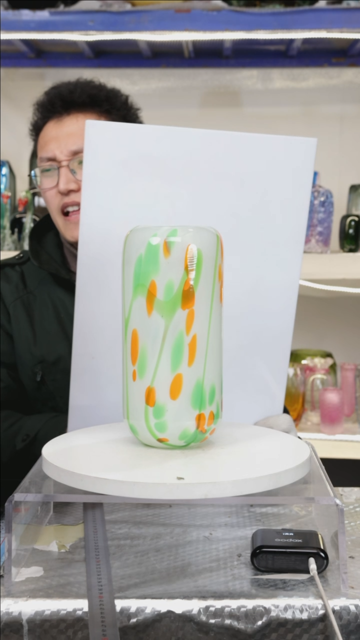 【闪购商品】琉璃【幻彩】高25精品琉璃正常手工痕迹福利