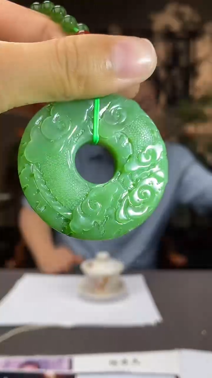 和田玉未镶嵌颈饰C287