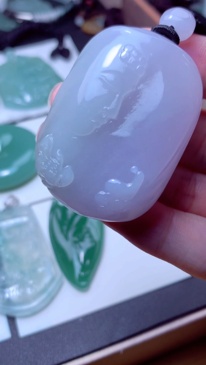 颈饰未镶嵌翡翠天然A货翡翠