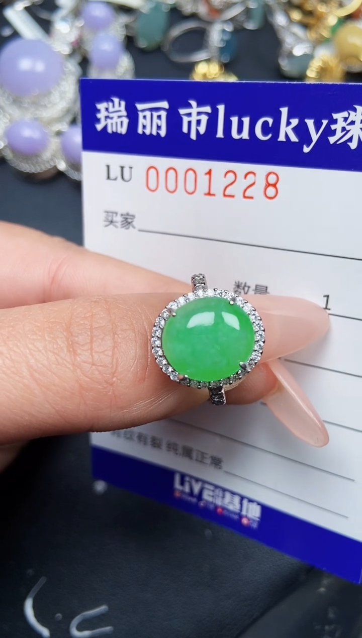 【闪购商品】翡翠颈饰银S925镶嵌1228