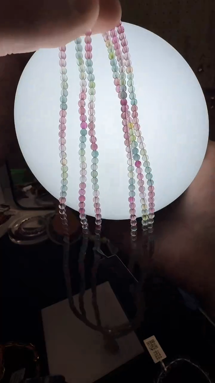 未镶嵌手链碧玺村1961 约3mm 多样性发一件