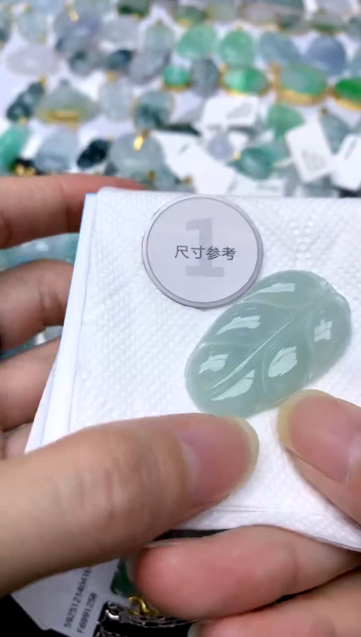 颈饰未镶嵌翡翠天然A货翡翠