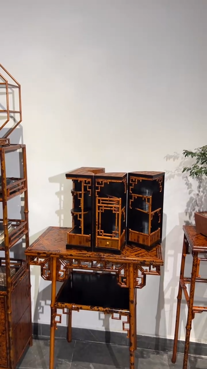 竹湘妃竹多宝阁精品