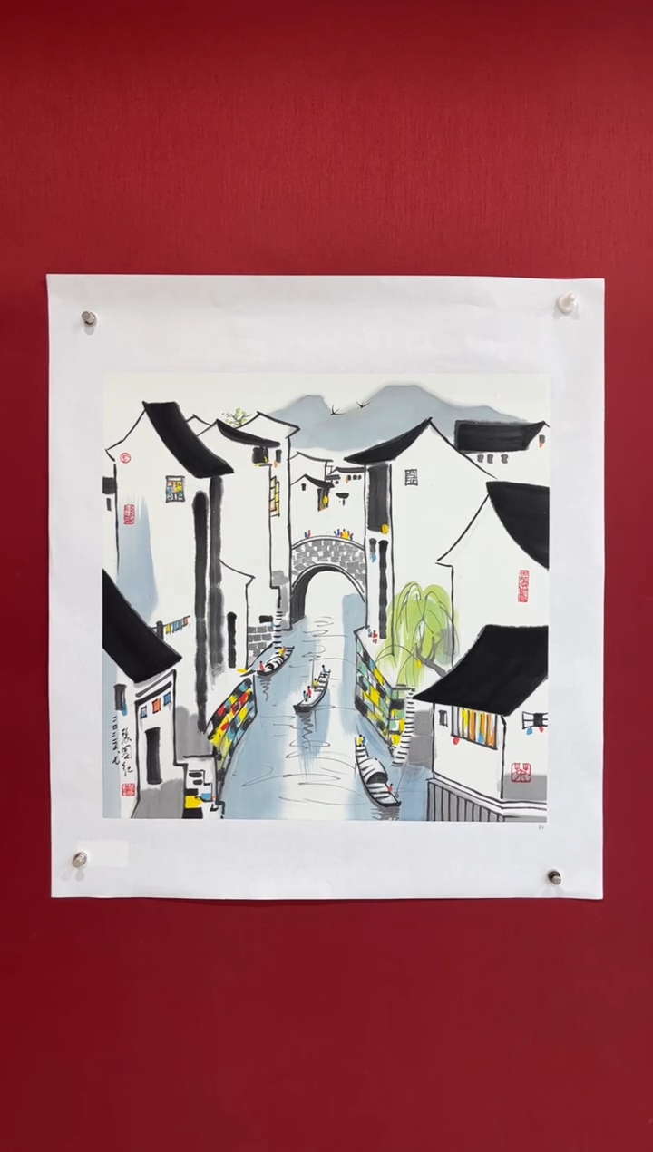 国画张国红老师画作