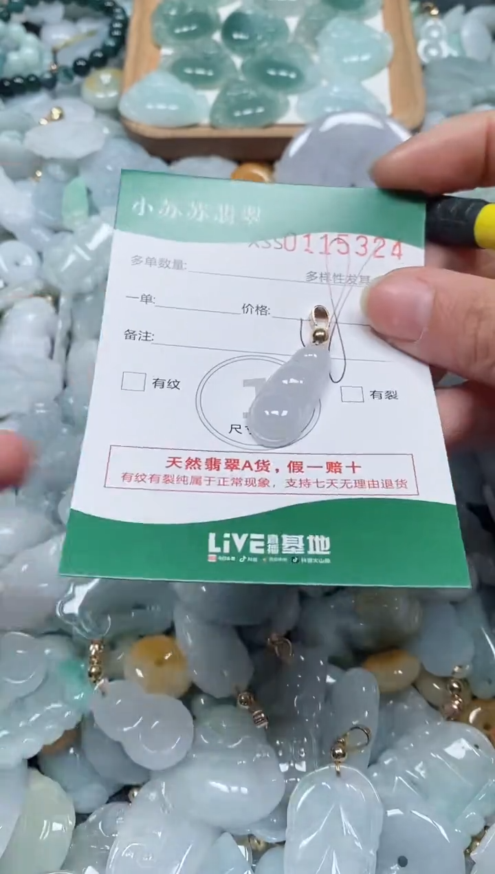 【闪购商品】翡翠颈饰未镶嵌闪购商品0115324