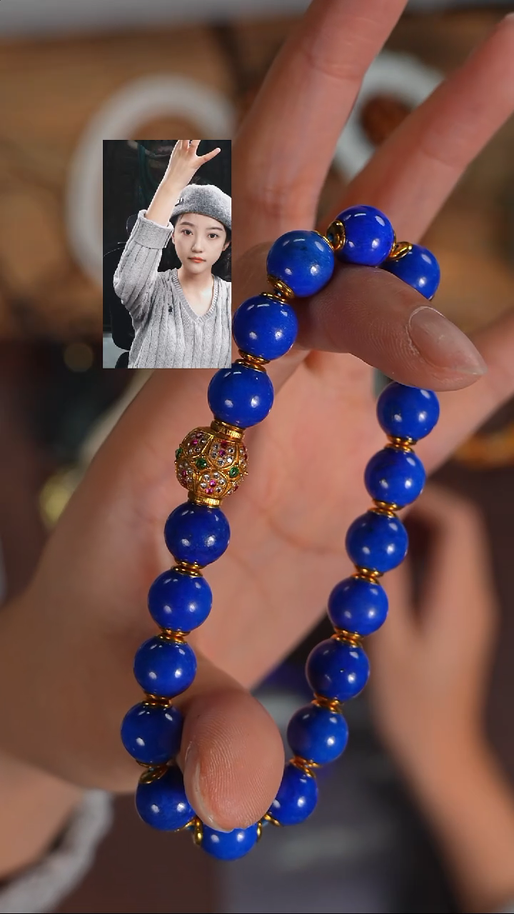 未镶嵌青金石手串豁*若雨臣品质回血