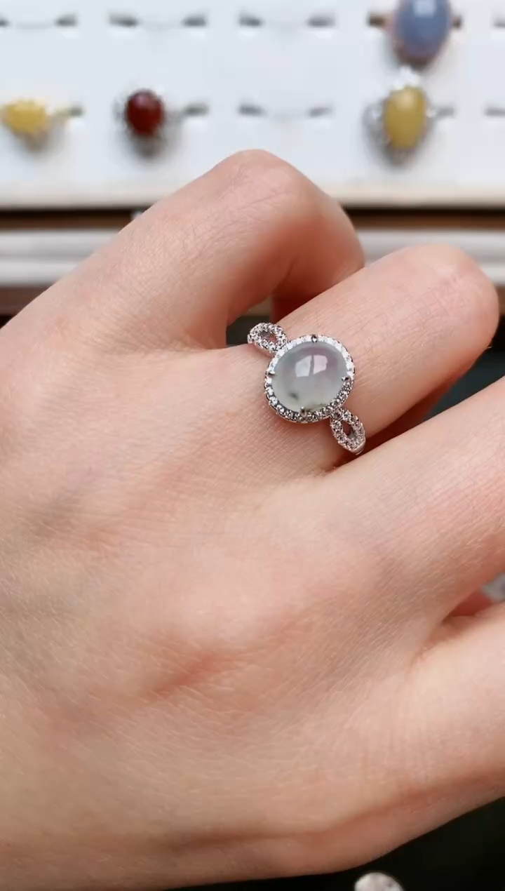 【闪购商品】翡翠戒指银S925镶嵌.....