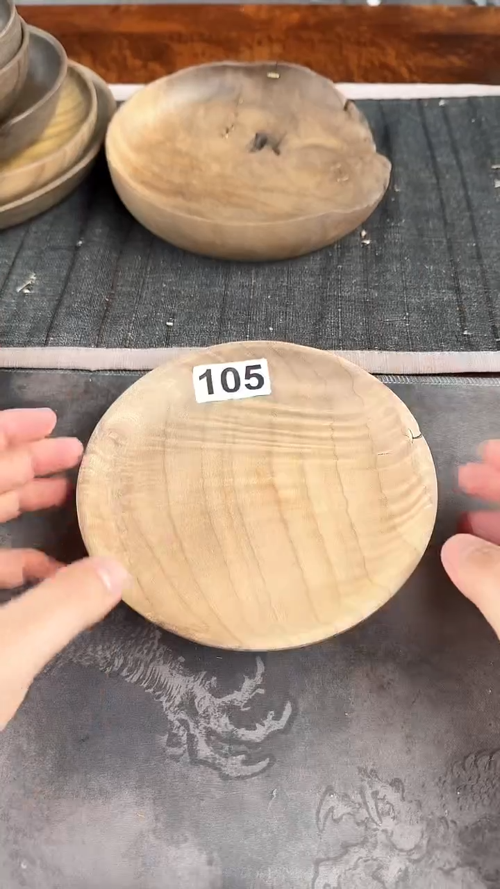 【闪购商品】金丝楠木雕105号枯木料原木手工点心盘