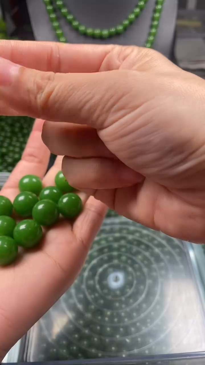 编织品张*卡12的菠菜绿68颗