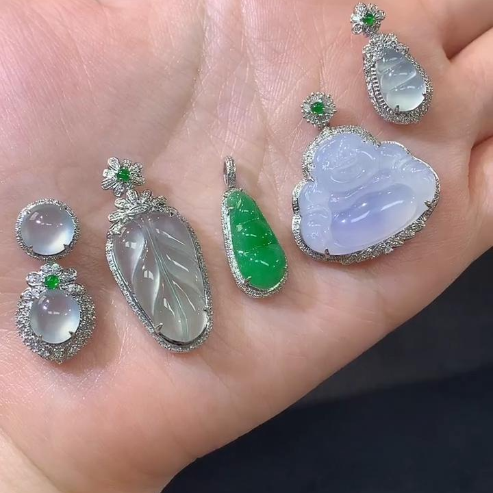 【彩虹盘】翡翠-18K金镶嵌-多样性发一件-SO04|CXQ21