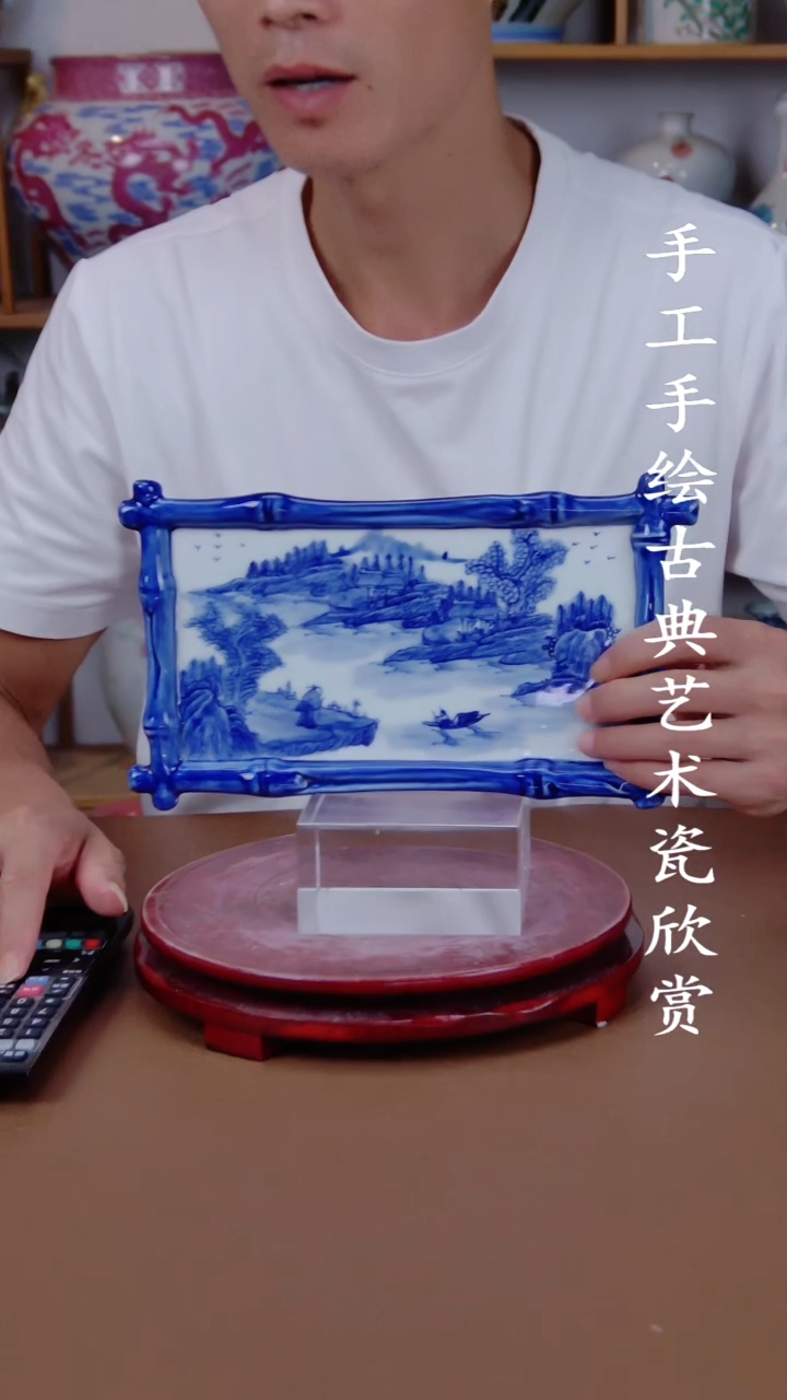 摆件景德镇手工手绘陶瓷摆件10