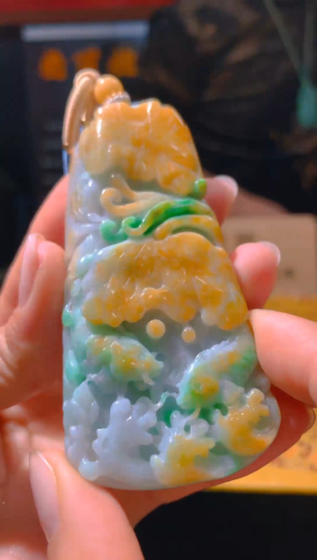 【闪购商品】定制翡翠未镶嵌L-@@QJYD027068