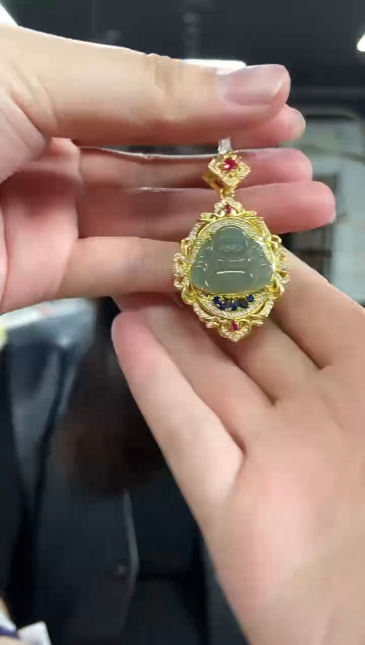 【闪购商品】翡翠吊坠(不含链)未镶嵌多样性发其一颜色微差