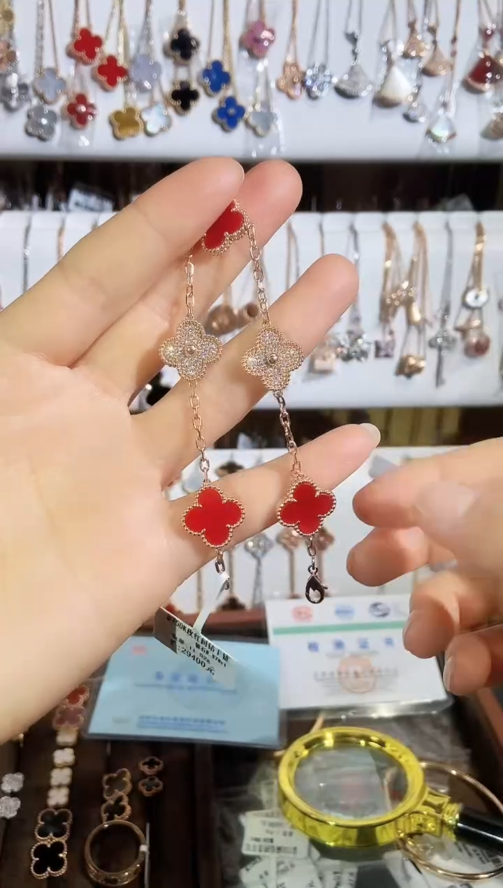 【闪购商品】钻石手链18K金镶嵌钻石K玫