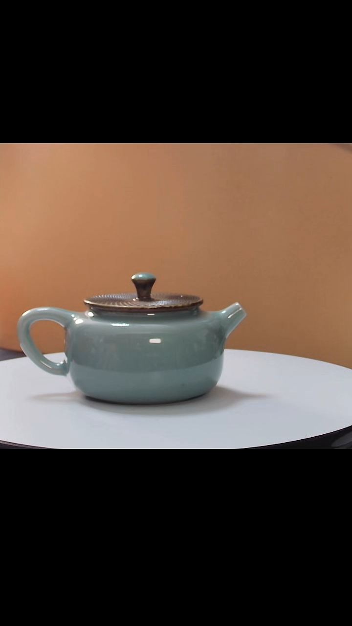 茶壶龙泉青瓷跳刀壶礼盒装