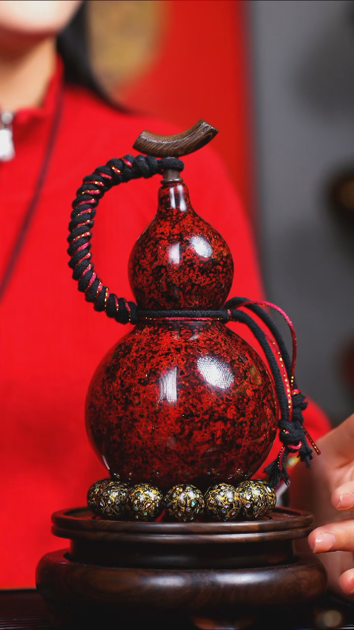 【闪购商品】JP131过年礼臻选大漆酒葫芦