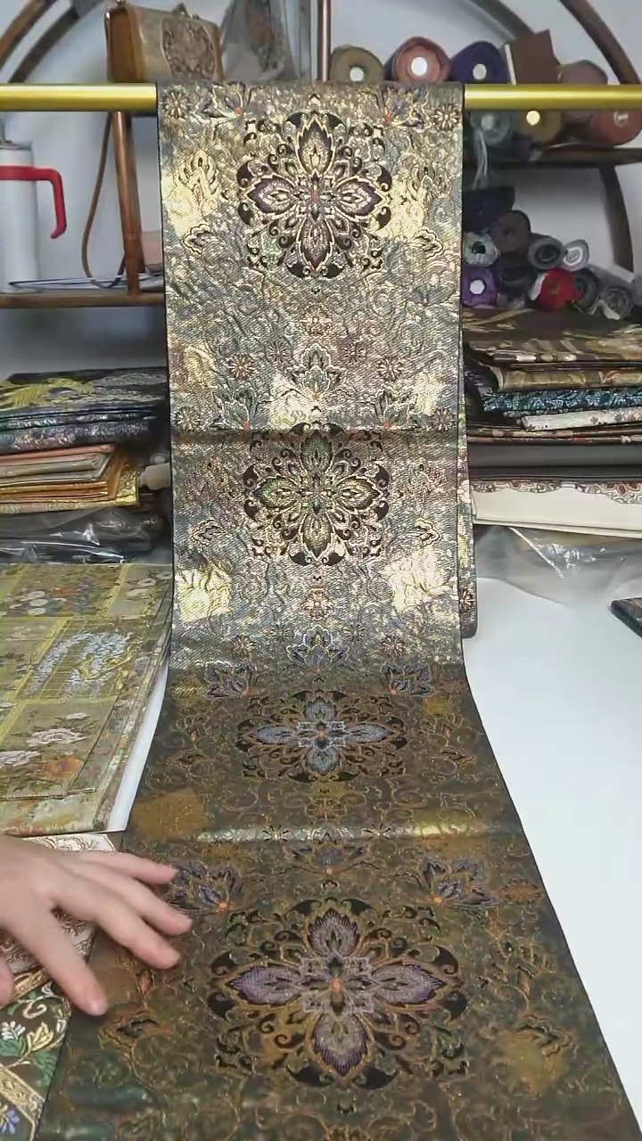 【闪购商品】织绣3西阵织六通宝相花