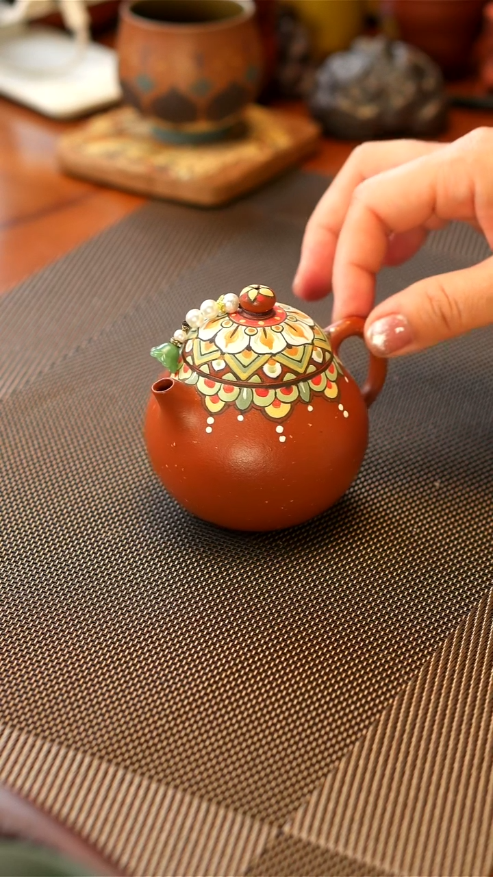 【闪购商品】紫砂茶壶朱泥 小香梨