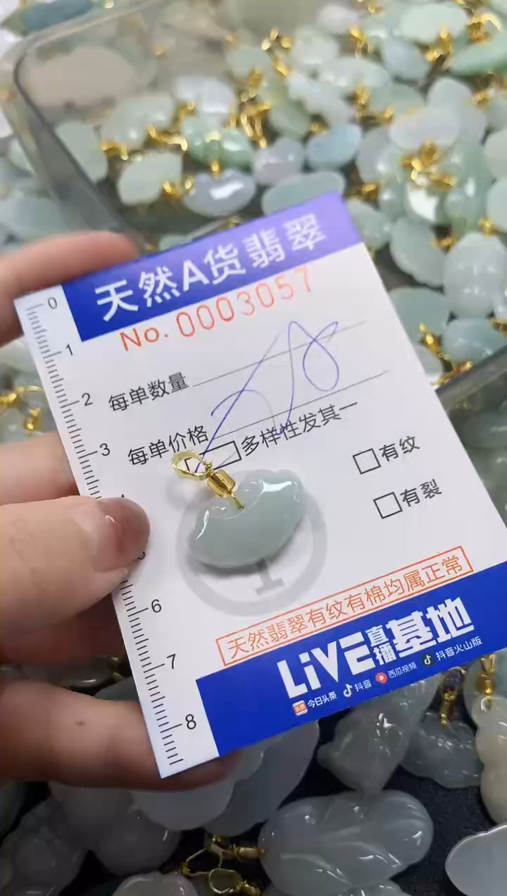 颈饰未镶嵌翡翠天然A货翡翠