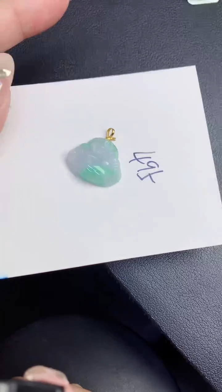 【闪购商品】翡翠颈饰18K金镶嵌000000000000